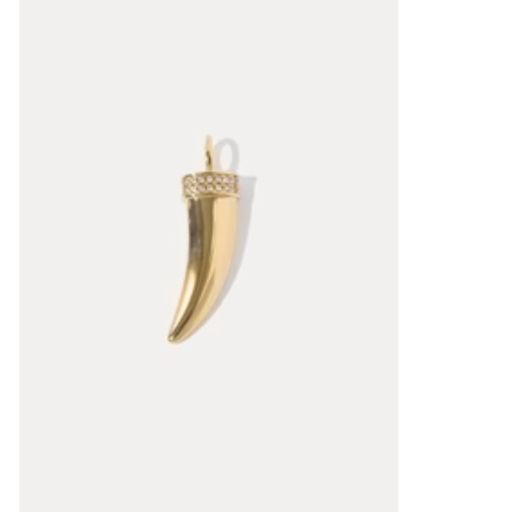 Miranda Frye Gold Tusk Pendant charm